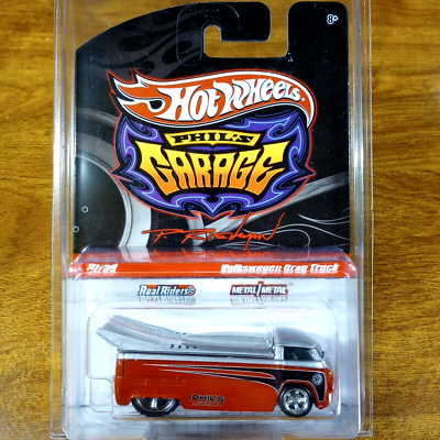 Hot Wheels Phil's Garage VW Volkswagen Drag Truck Metallic Dark