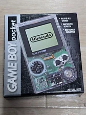 Nintendo Gameboy Pocket Clear MGB-001 w/ Original Box