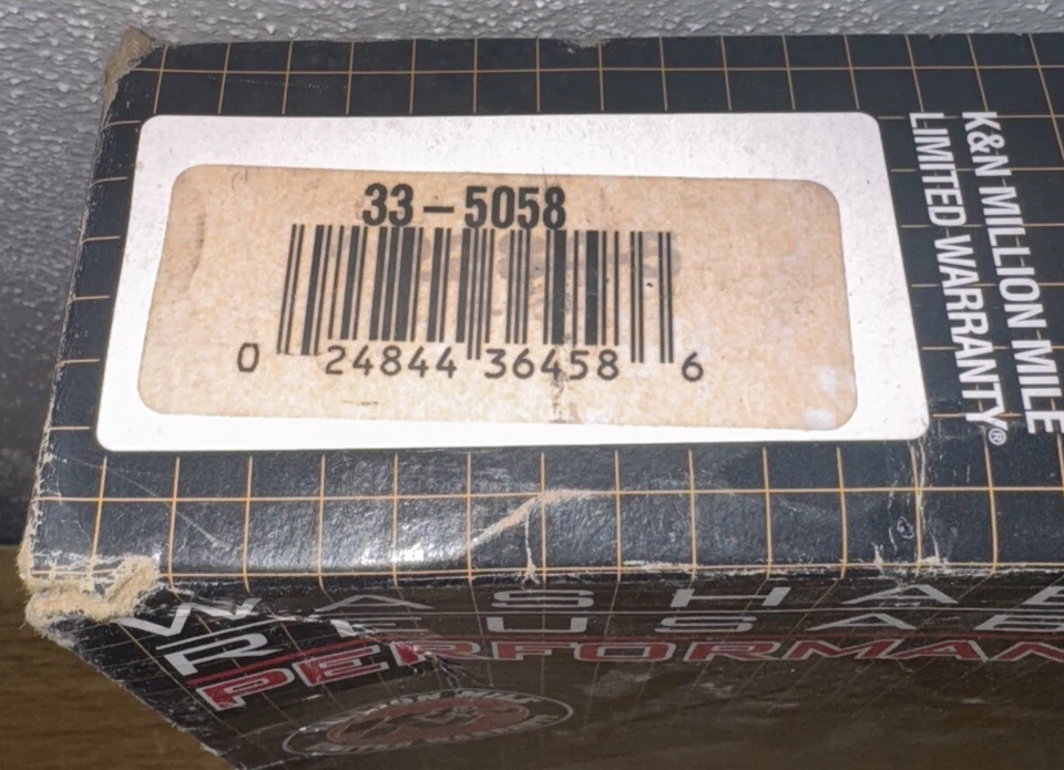 Filtro de aire de repuesto K&N 33-5058 - Se adapta a Nissan Titan XD V8 2016-2019, 33-5058 Foto 3 de 4