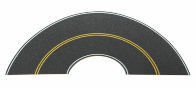Walthers HO ~ Self-Adhesive Paved Roadway Vintage and Modern Curves ~ 949-1253