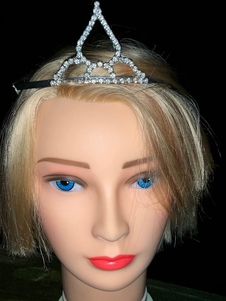 Diadema peine tiara corona estrás princesa fiesta novia reina belleza ❤️ts17j Foto 3 de 4