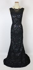 Jovani $550 Black Dress Mermaid Sleeveless Prom Formal Size 4 Long Gown NEW NWT