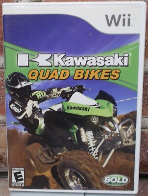Nintendo Wii Game Kawasaki Quad Bikes CiB Cleaned & Tested