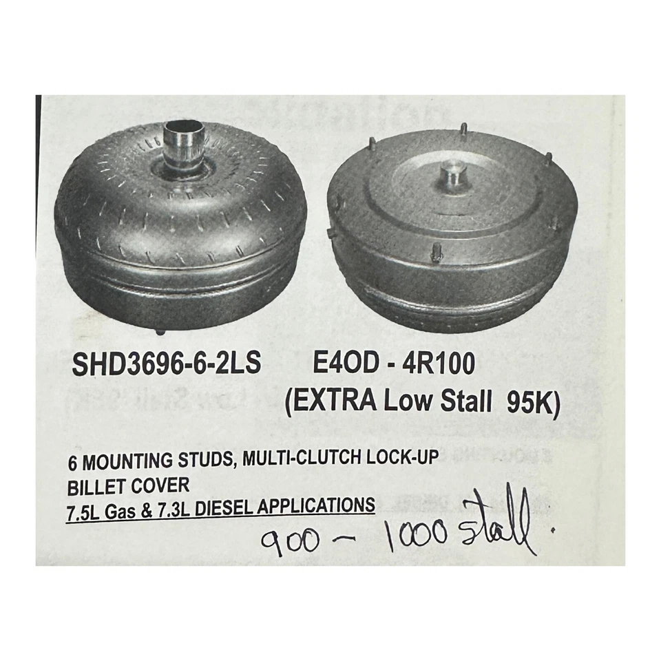 Convertidor de par Ford E40D 4R100 pérdida extra baja para 7,3 Powerstroke 1994-2003 Foto 4 de 4