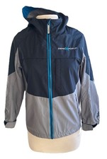 Boys Small Size 10/12 Zero Xposur Winter Jacket Navy Gray With Hood