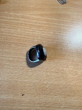Vintage Black Onyx Ring with Silver Accents