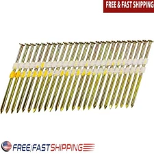 Plastic Collated Framing Nails Wood Fastening 20 to 22 Degree Nailer Use