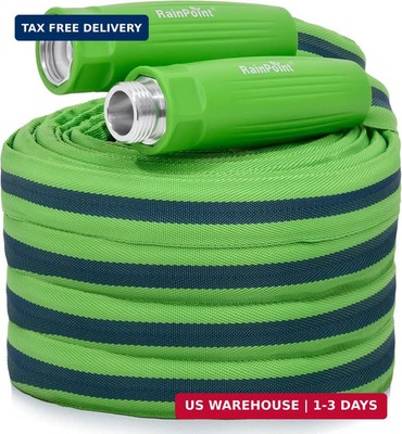 RAINPOINT Garden Hose 100FT, Up to 60% Lighter Non-Expanding Water Hose with TPE