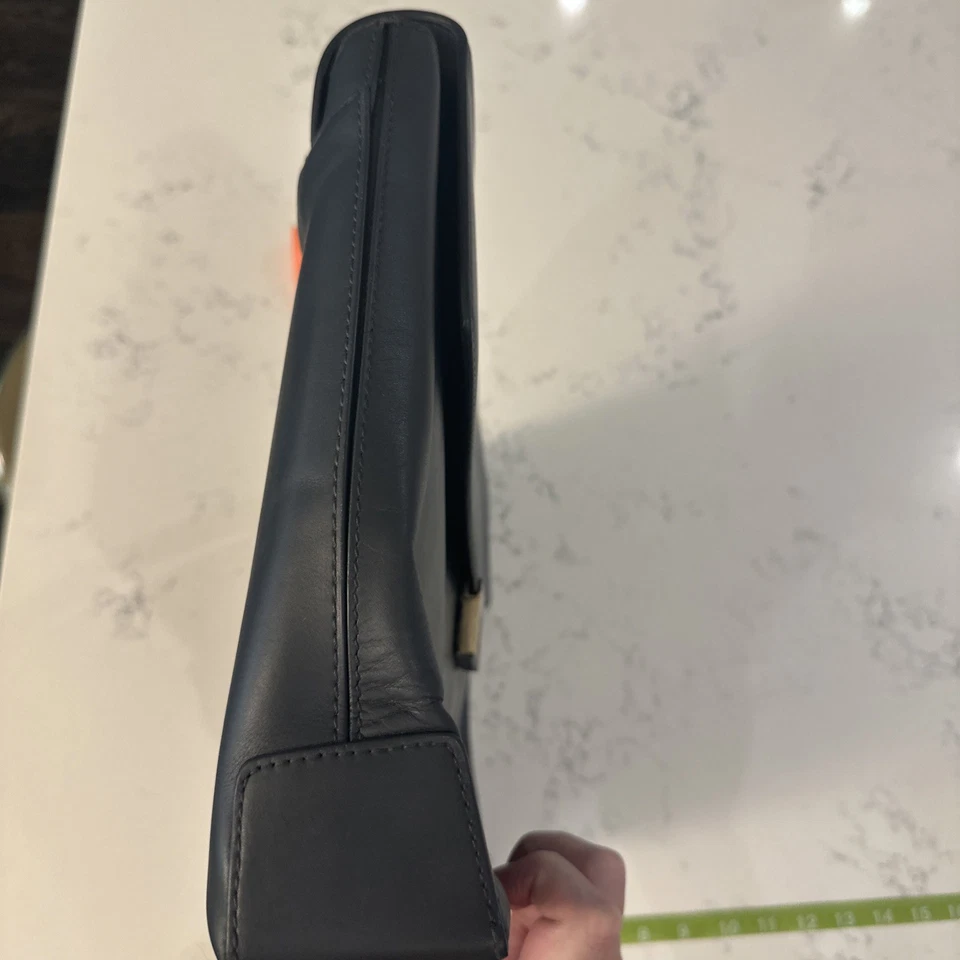 Pasta de couro verde Brioni - Imagem 3 de 4