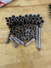 Lot Of 66 Vtg Craftsman Usa 38 Dr. Saemetric Sockets 126 Pt G Inv G G1 G2