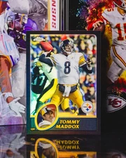 2003 Topps Chrome #40 Tommy Maddox Black Refractor /599