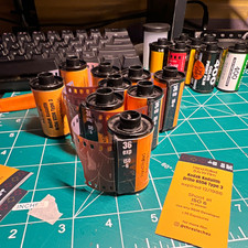 Hand-Rolled Kodak Kodalith Ortho B W Film 35mm 36 Exp Expired 1986