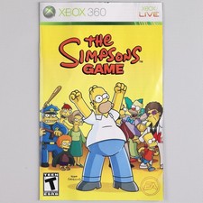 The Simpsons Game Microsoft Xbox 360 Manual/I...