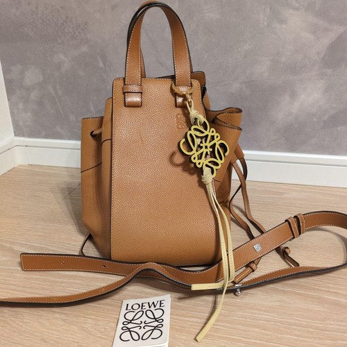 LOEWE hammock medium tan bag 186549