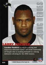 2002 NFL Showdown Larry Chester NFLPA Awards Banquet Unsung Heroes
