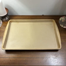 Pampered Chef Large Stoneware Stone Bar Pan 11” x 17 1/2" Cookie Sheet