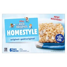 Kellogg's Rice Krispies Original Homestyle Bars 6ct 198g/6.9 oz