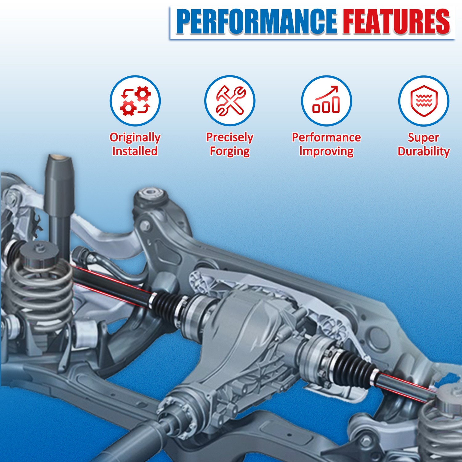 CV Axle Rear Left or Right for Acura NSX 3.0L V6 Auto Trans 1991-2005