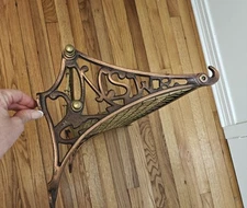 Vtg NSWR New South Wales Railroad Brass Cast Train  Luggage Rack