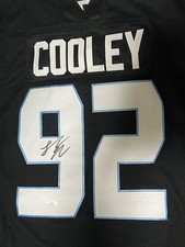 LOGAN COOLEY AUTOGRAPH SIGNED UTAH MAMMOTH NHL HOCKEY JERSEY LARGE AUTO
