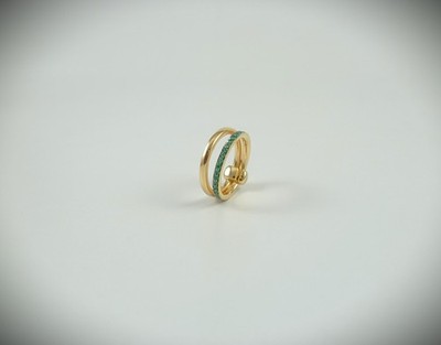 Pomellato Together Ring 750 Roségold Smaragde 0,4ct RG 54  Ref.PAC0100O7BKRSM000