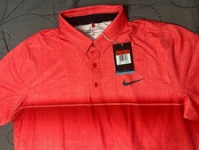 NIKE GOLF STANDARD DRI FIT 687 RED'S POLO SHIRT SIZE L MEN NWT 80.00