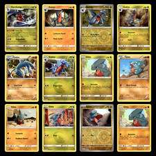 12x Garchomp Gabite Gible Lot Brilliant Stars Pokemon Cards Collection Set