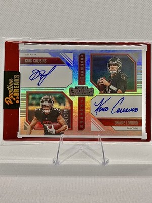 *ERROR CARD* 1/1? Cousins & London 24  Contenders Dual ON CARD Auto Silver /100