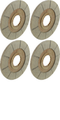 Brake Disc Pack of 4 1349141C3 fits Case 580D 480LL 480FLL 480F 480ELL 480E