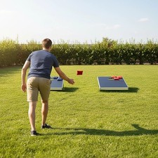 60 x 90cm Portable Cornhole Bean Bag Toss Set