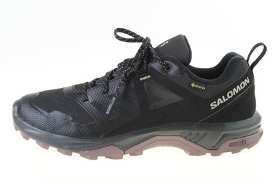 Salomon Exeo GTX Gore-Tex schwarz/lila 476326 Damen Walkingschuhe Gr. UK 8