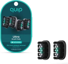 quip Ultra Brush Pod Refill Heads - 2 Head brushes - Verified quip Brush Head