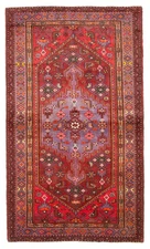 Traditional Vintage Hand-Knotted Oriental Carpet 4'5" x 7'6" Wool Area Rug