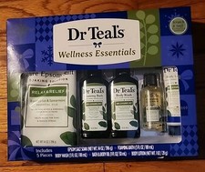 Dr.Teals Gift Set New Eucalyptus  Mint.Epsom Salt,Bath Gel Body wash Oil.