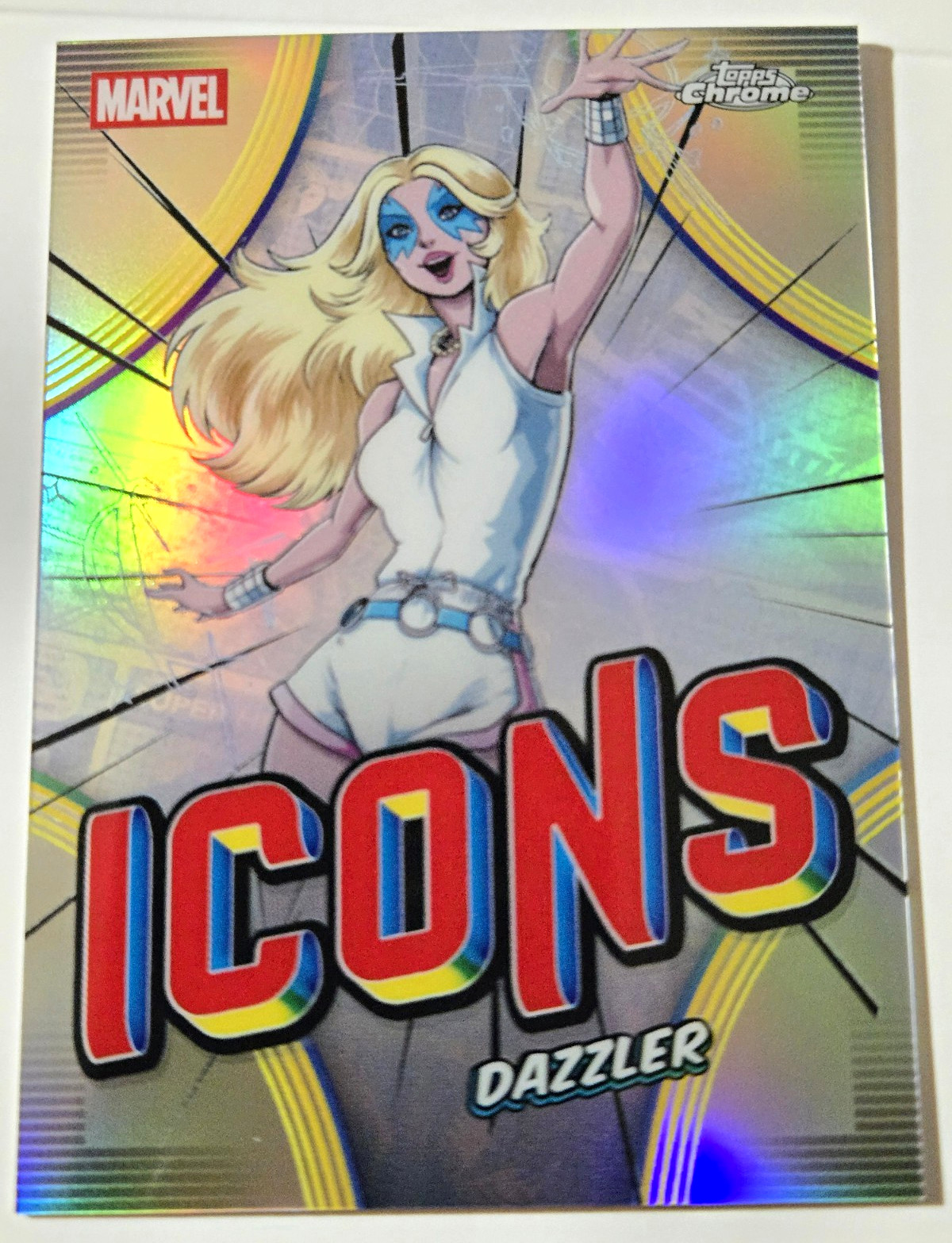 Topps 2026 Chrome Marvel Comics Icons Dazzler MI-04 Insert Card
