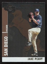2008 Topps Co-Signers Jake Peavy Silver-Bronze #/300 #090 Card