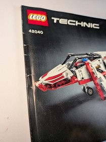 LEGO 4 Technic Vehicle Instruction Manuals  #42040 Plane/Jet #9391 Crane & More