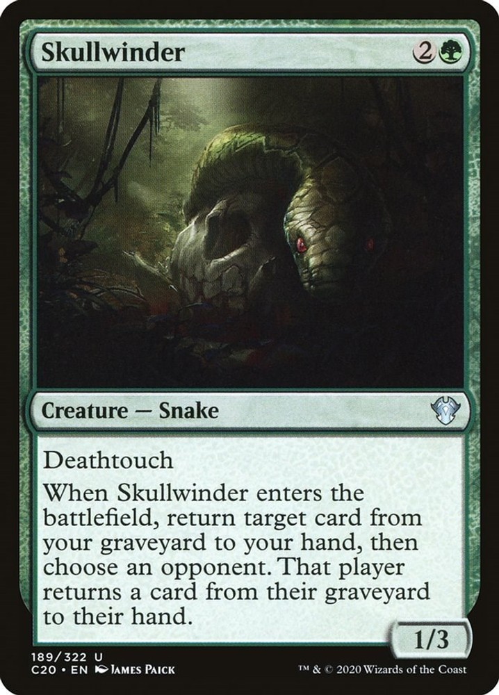 NM - Skullwinder [C20 - 189] Commander 2020