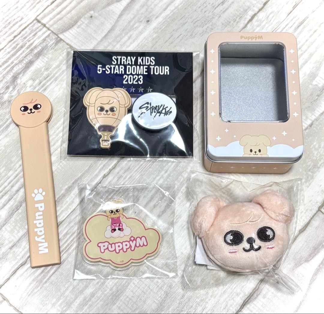 SKZOO PuppyM Goods Unused Items & Used Tin Stray Kids Set Collectible 13+