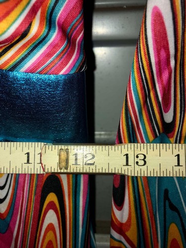 Wild Swirl Dress Halloween 60’s Ladies Fits Up To Size 8/12 - Bild 6 von 7