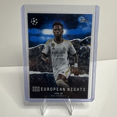 2023-24 Topps UCC European Nights Vinicius Junior Icy Blue Foil /99