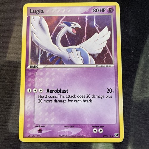 Lugia 29/115 Unseen Forces Holo Pokemon Card Psychic Type MP Condition