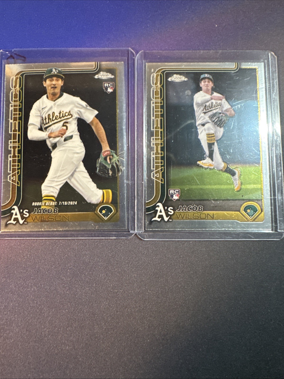 2025 Topps Chrome - Jacob Wilson #96 (RC) & Rookie Debut