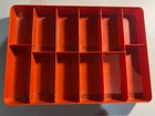 VINTAGE KENNER STAR WARS Empire Strikes Back Red Tray from Vinyl Case