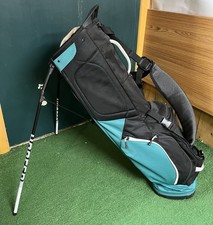 Ping Hoofer Lite 201 4-Way Stand Golf Bag Green  Black  NO BALL POCKET READ 