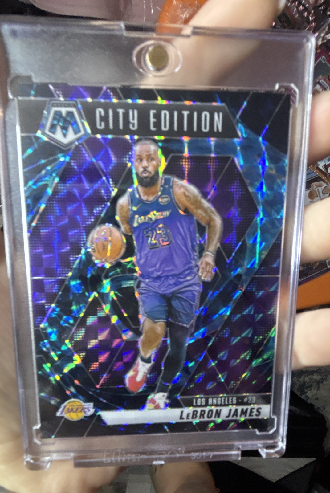 2024-25 Panini Mosaic - City Edition LeBron James #286 Genesis Mosaic Prizm