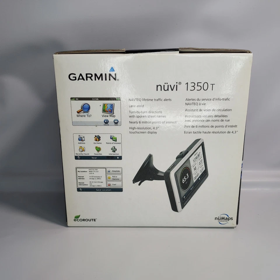 NEW Garmin Nuvi 1350T Ultra Thin GPS - New - Image 3 of 4