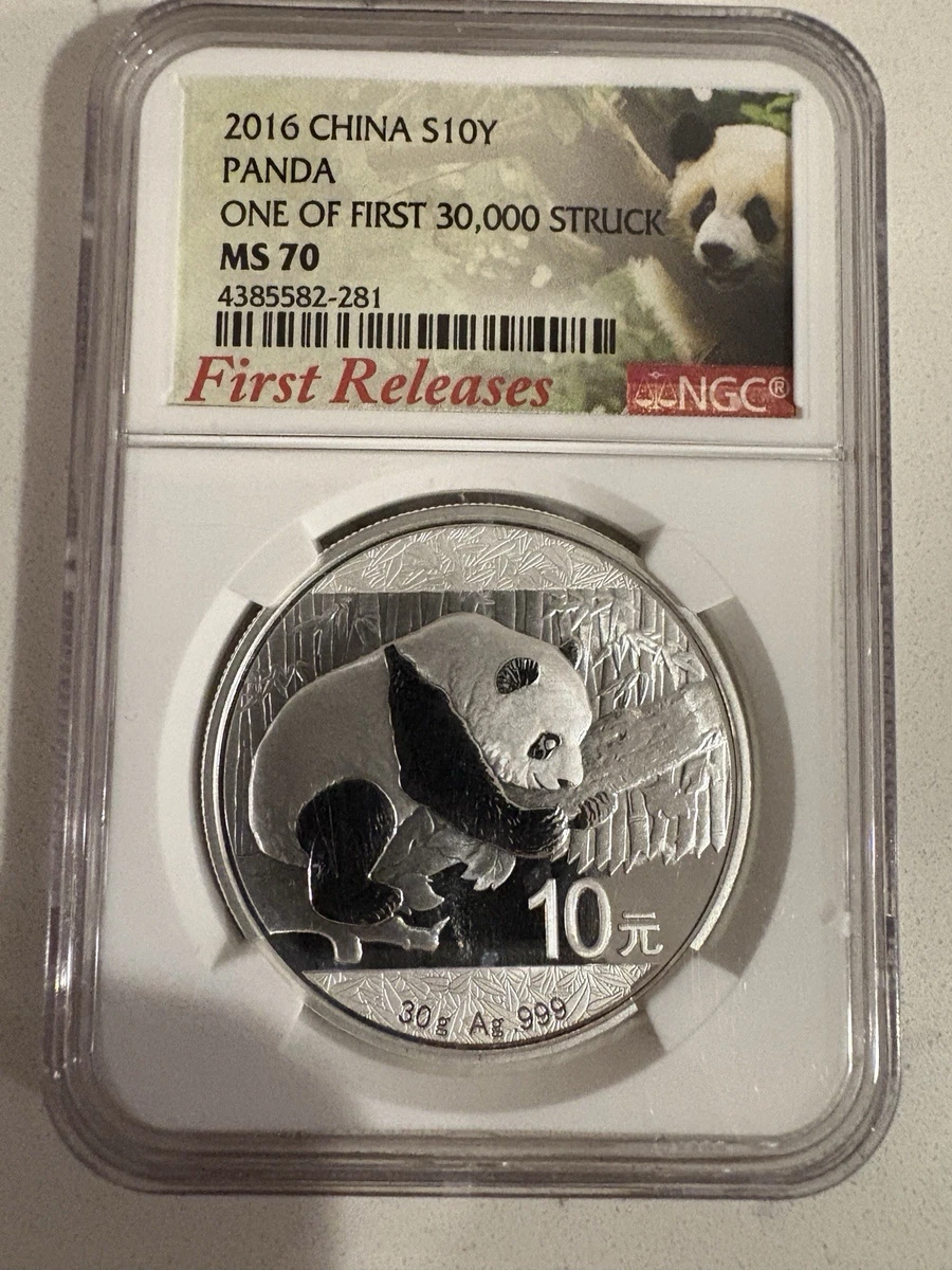 Chinese Panda MS 70 Graded 2016 Silver Bullion Coins for sale | eBay