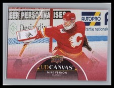 2021-22 Upper Deck Hockey #C252 Mike Vernon UD Canvas Calgary Flames