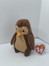 Ty Beanie Baby Hoot The Owl 1995 Vintage With Tags